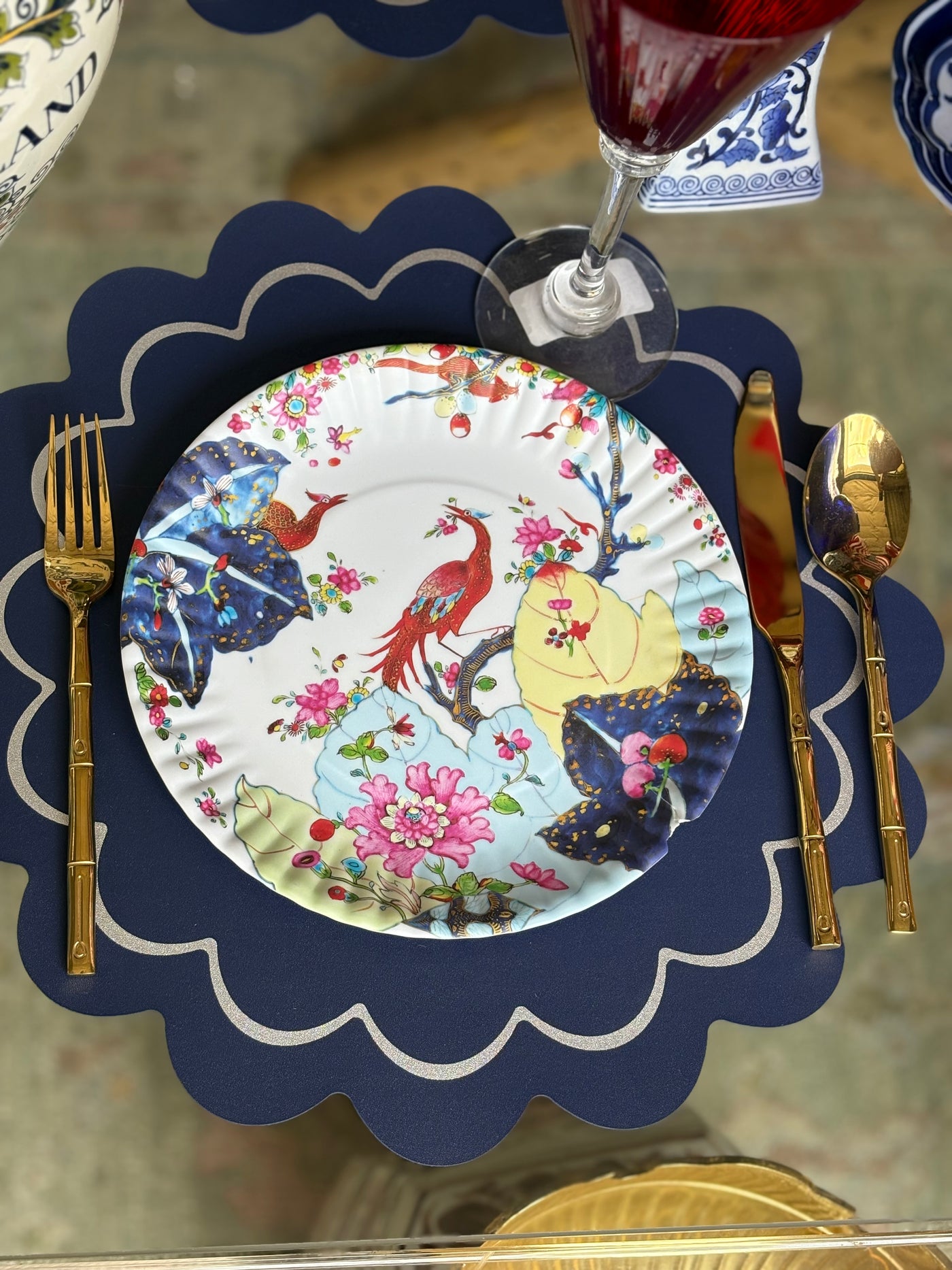 Tobacco Leaf Melamine Plate