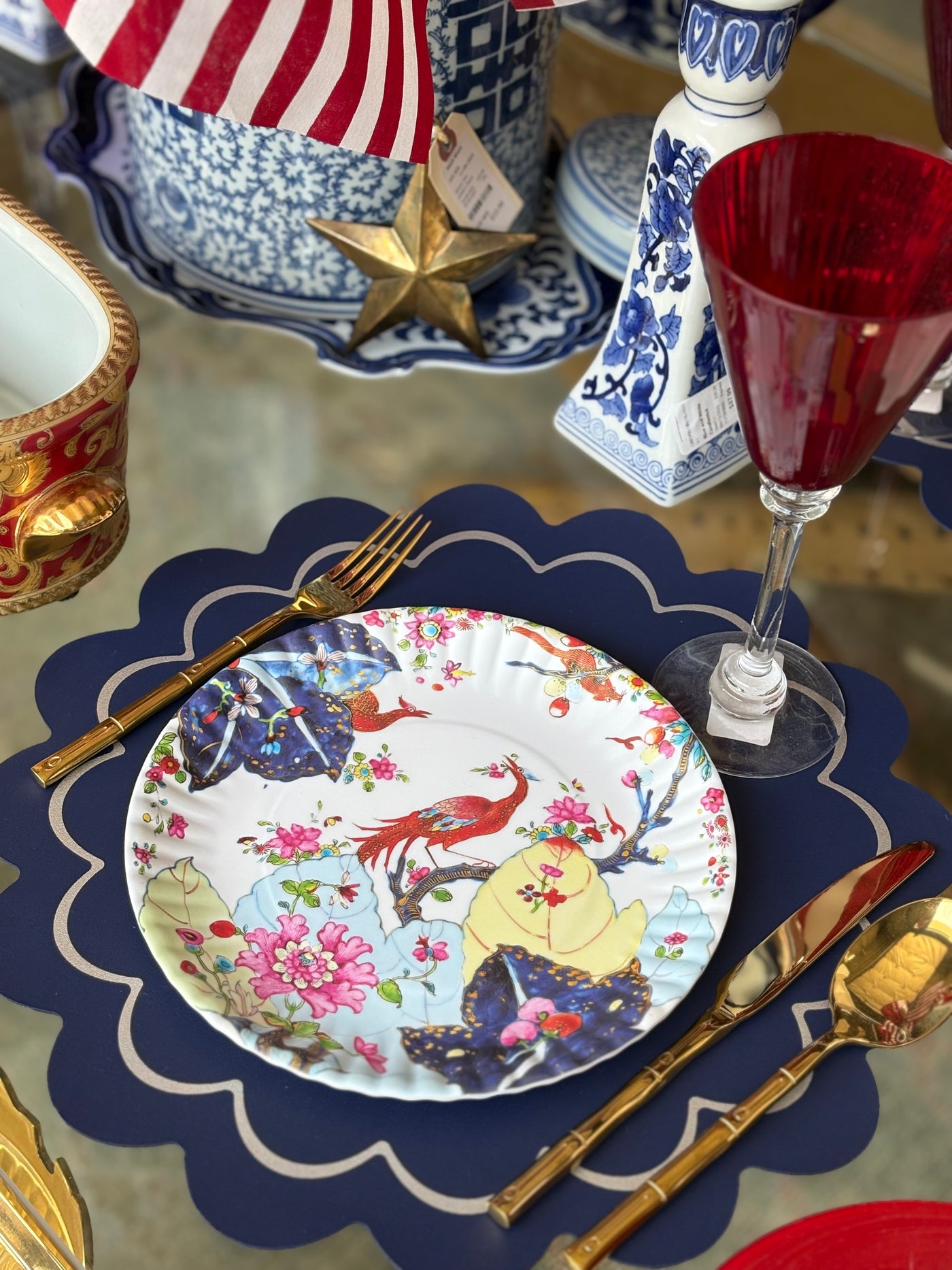 Tobacco Leaf Melamine Plate